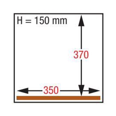 Machine sous-vide, chambre 350x370xh150 mm - 8 m3/h GA-102/S